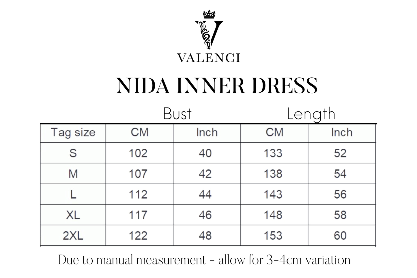 Nida Sleeveless Inner - Black