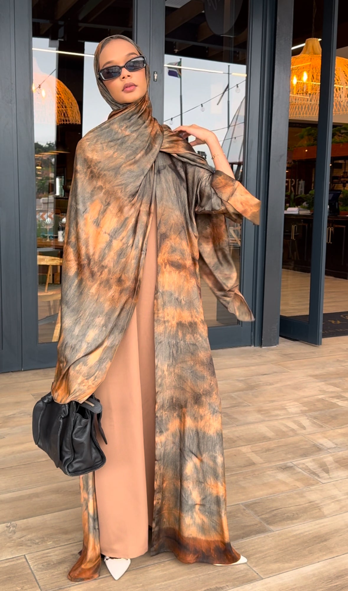 Azara Abaya - Caramello brown