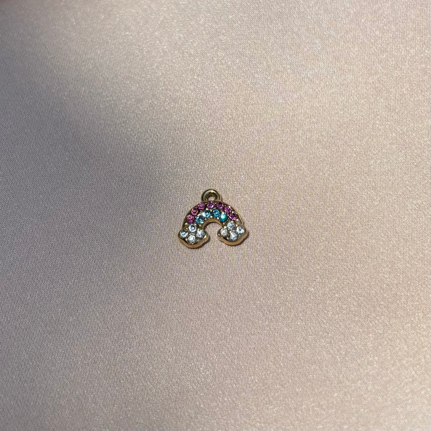 Rainbow sparkles charm