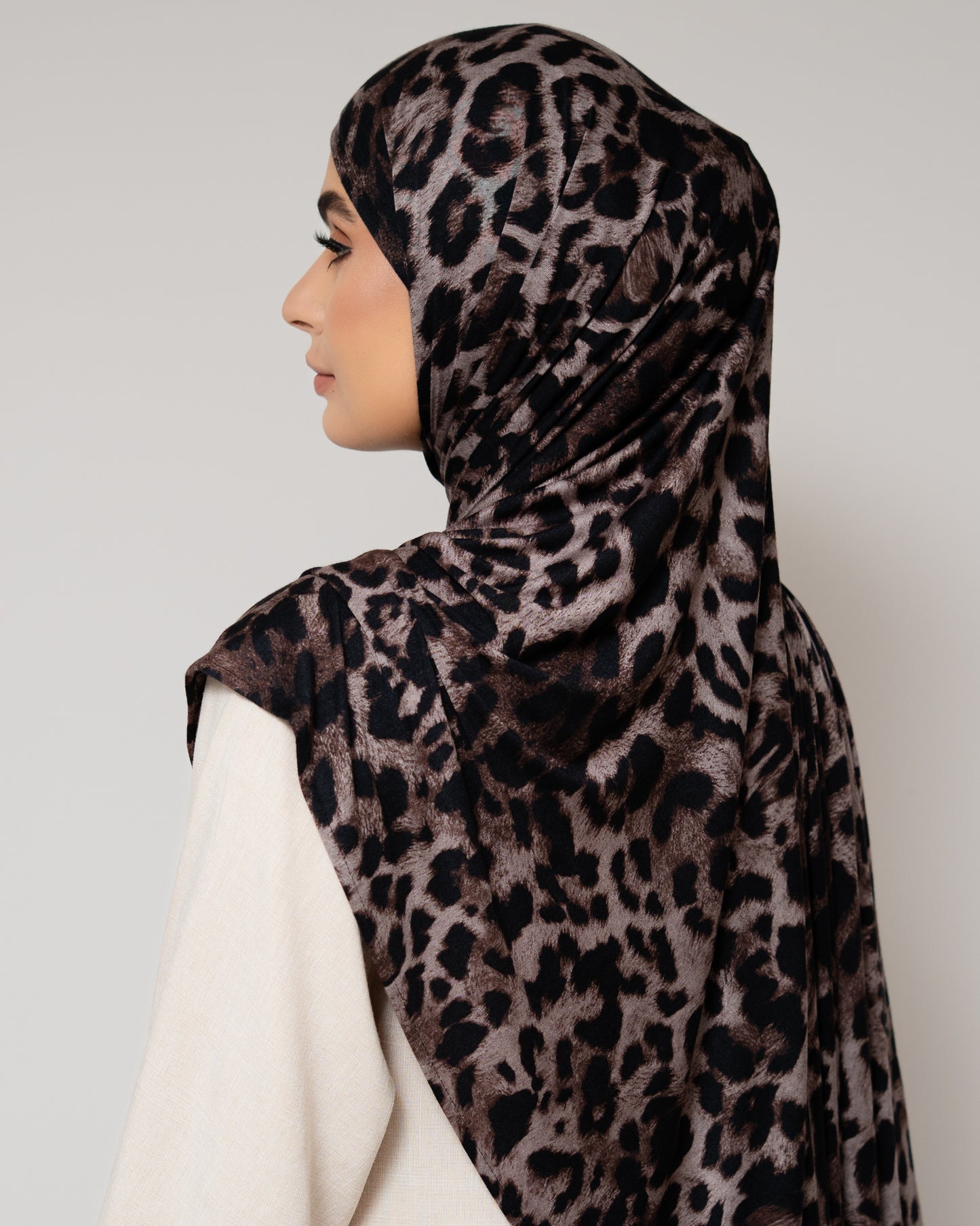 Majestic Leopard Printed Jersey
