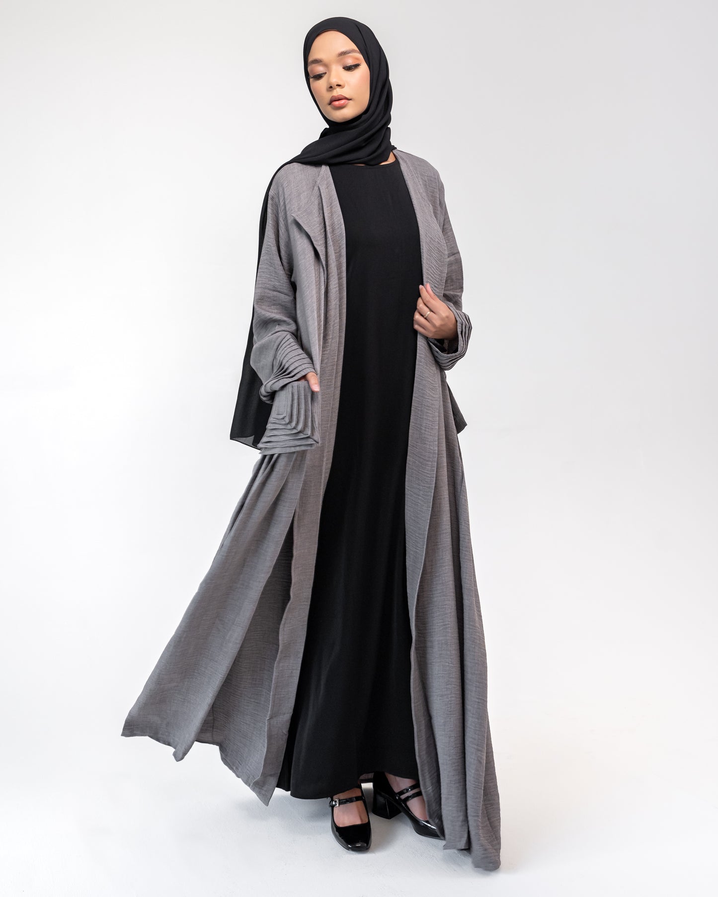 Khawla Abaya - Grey