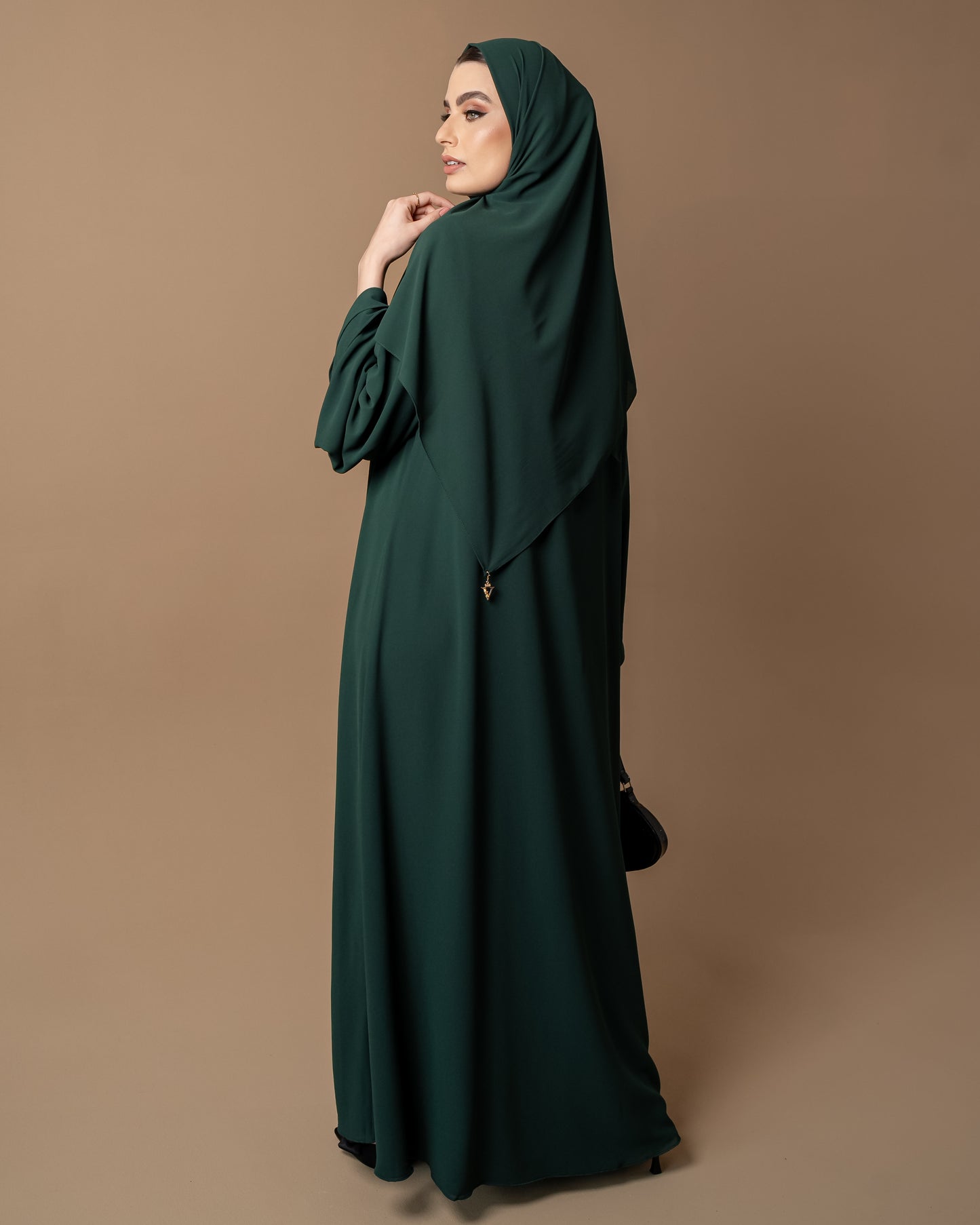 Classic Abaya set - Forest Green