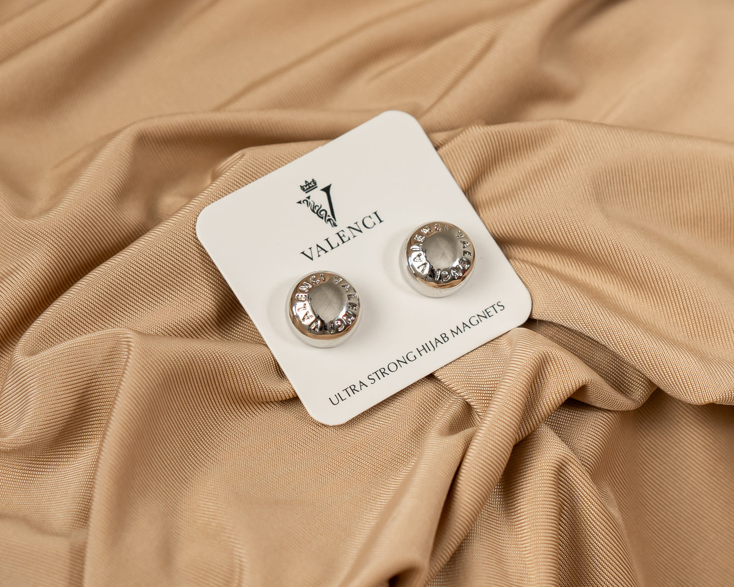 Silver - ULTRASTRONG Hijab Magnets
