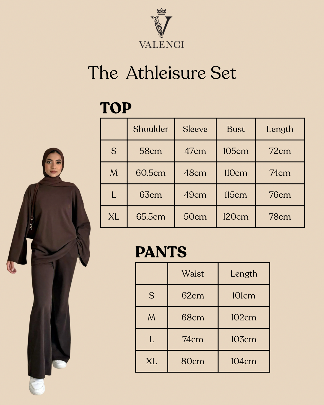 Athleisure set - Chocolate Brown