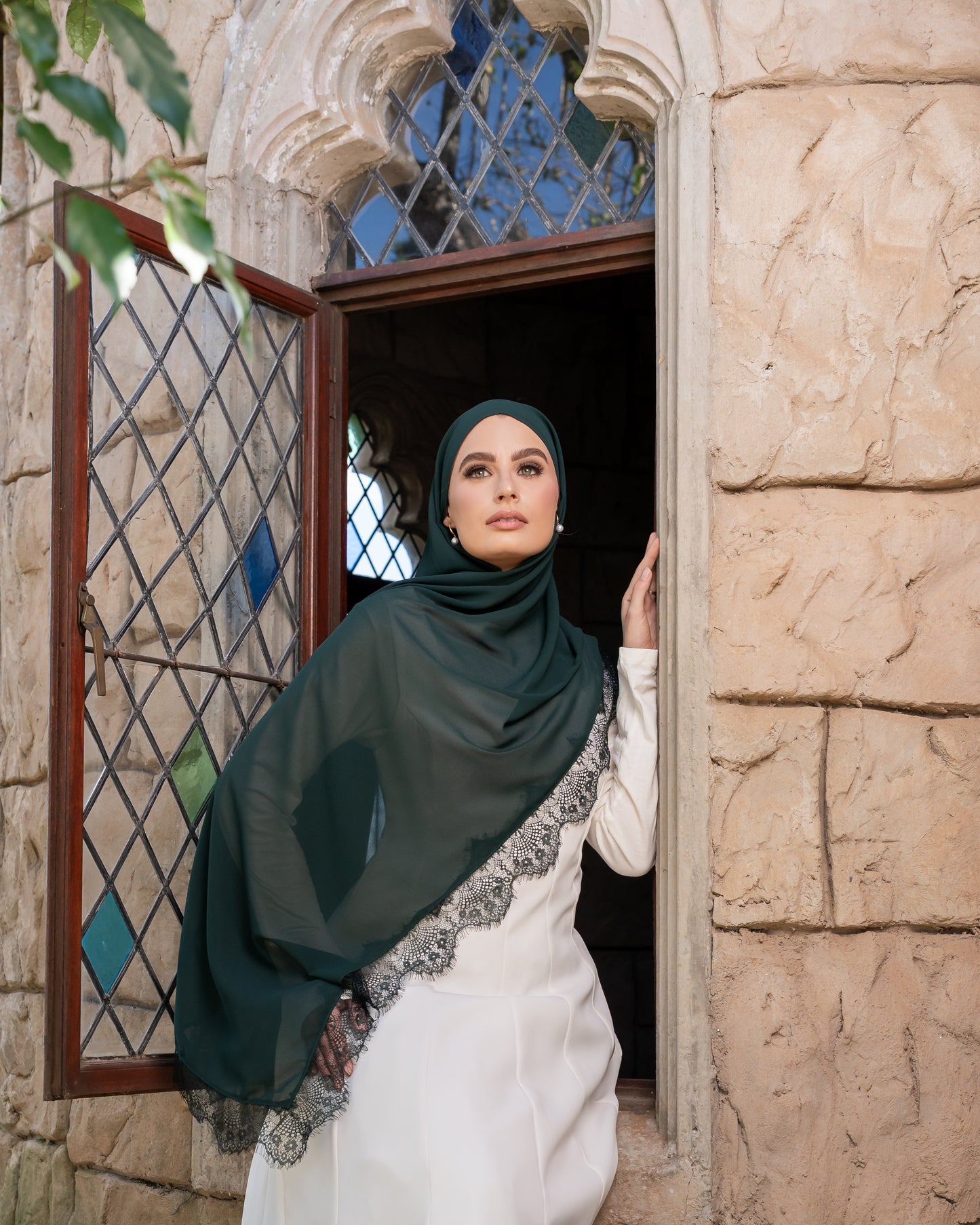 Pine Royale - Chantilly Lace Hijab
