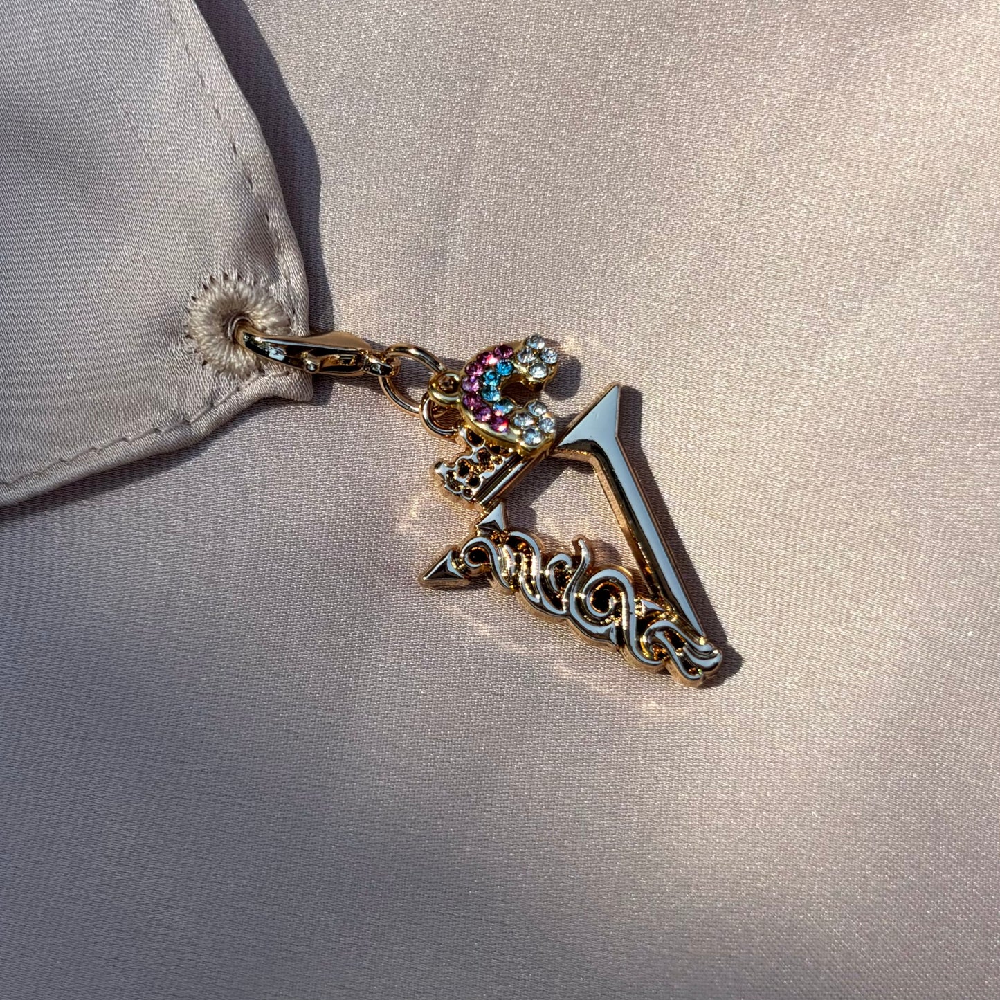 Rainbow sparkles charm