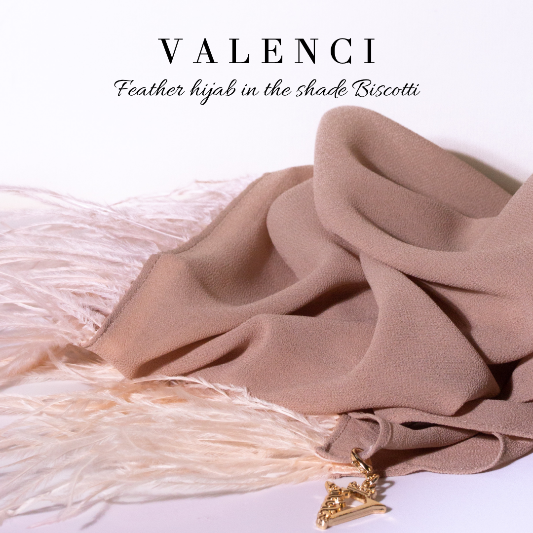 Biscotti feather hijab