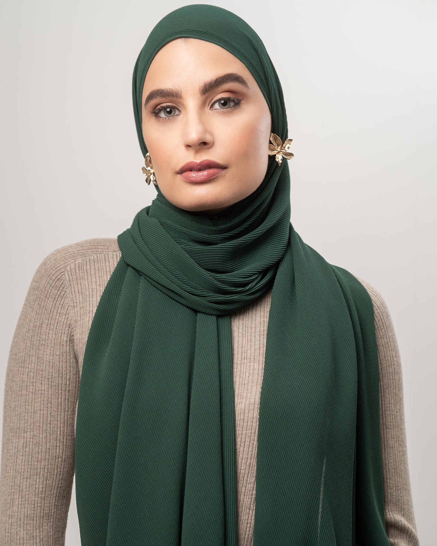 Crimped Forest Green