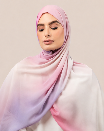 Amethyst Mirage Ombre Chiffon