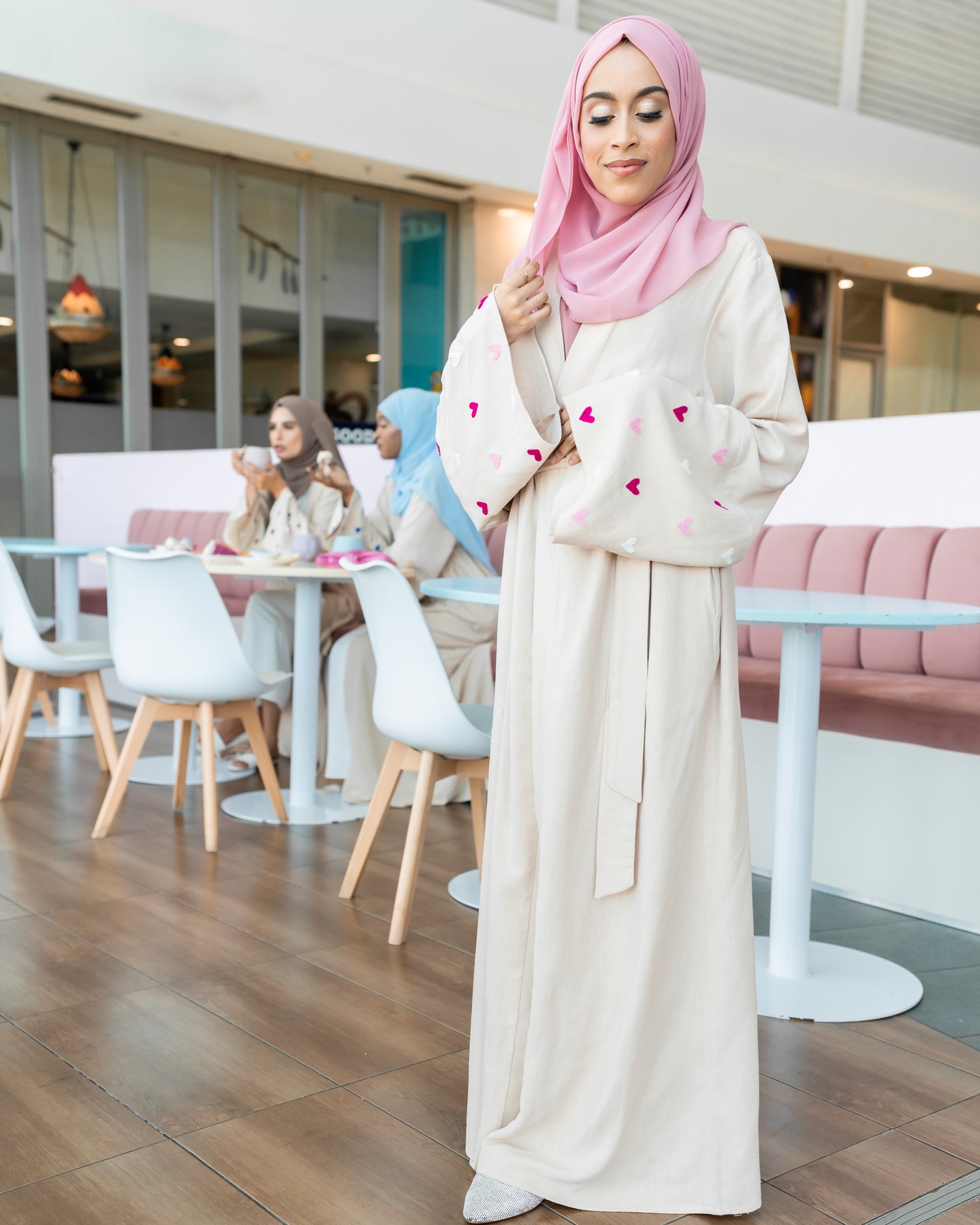 Besties Abaya - Pink