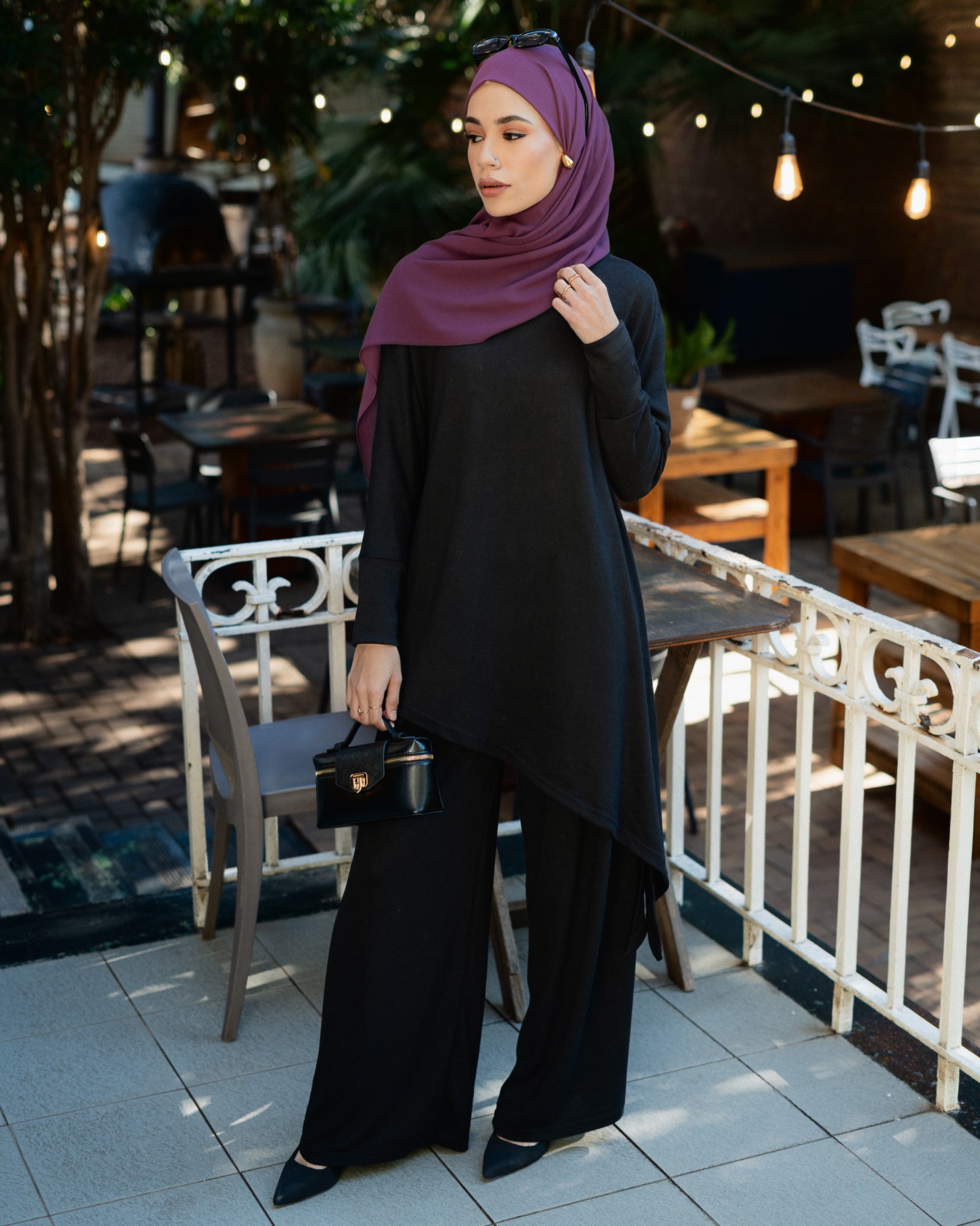 Montbelle Asymmetrical Set - Black