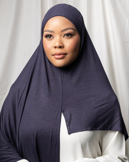 Navy Instant Hijab