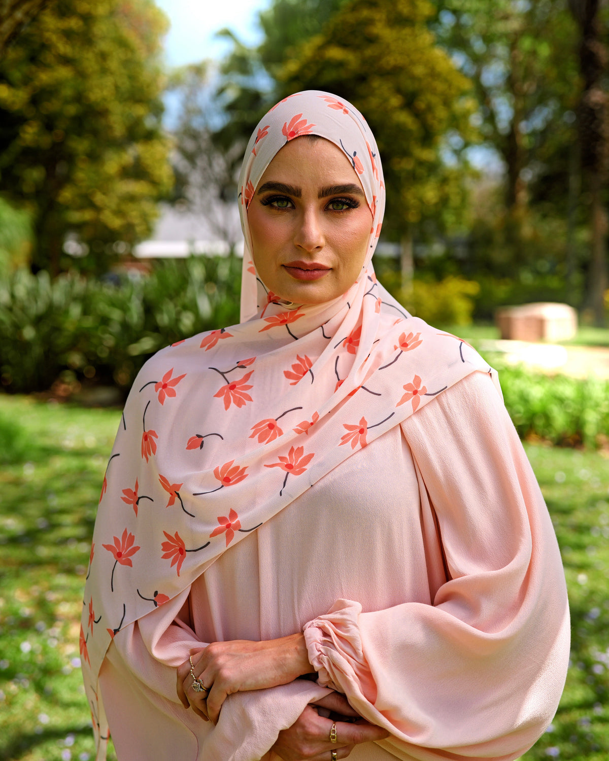 Coraline printed chiffon
