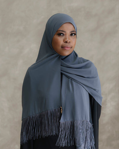 Fringette smokey grey
