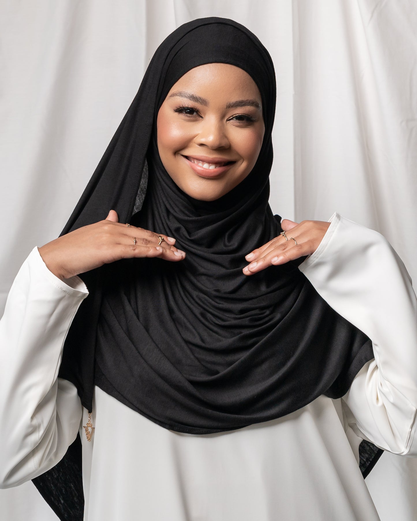 Black Instant Hijab