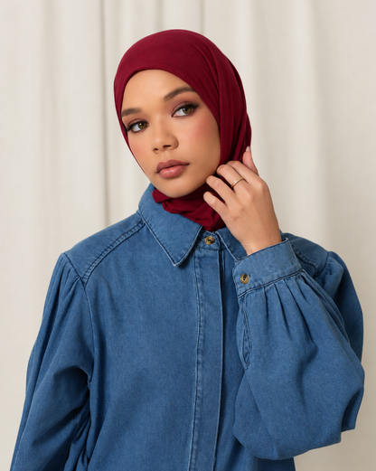 Glazed Cherry - Triangle Hijab