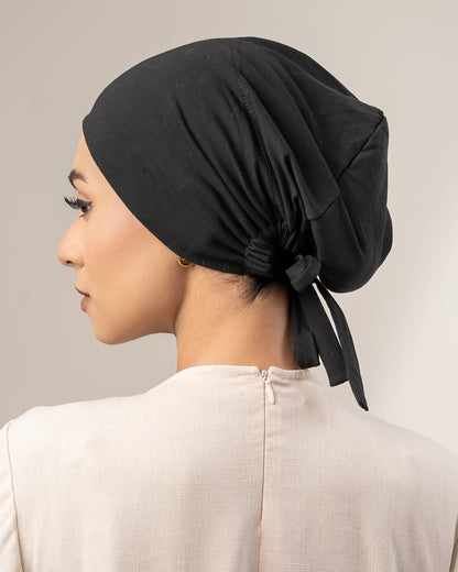 Cotton tieback - Black