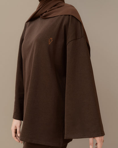 Athleisure set - Chocolate Brown