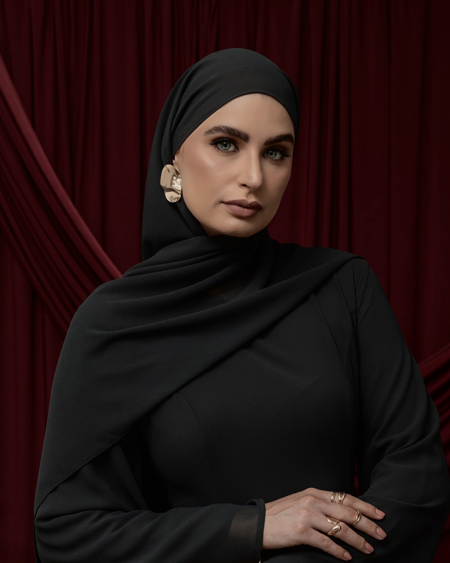 Aylah Abaya dress - Black