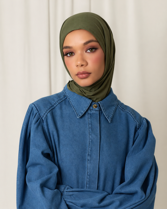 Roasted Olive - Triangle Hijab