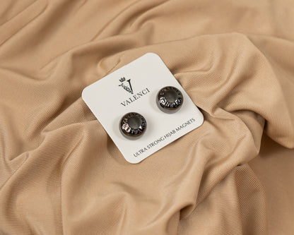 Gunmetal black - ULTRASTRONG Hijab Magnets