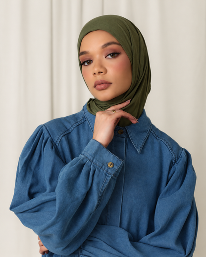 Roasted Olive - Triangle Hijab