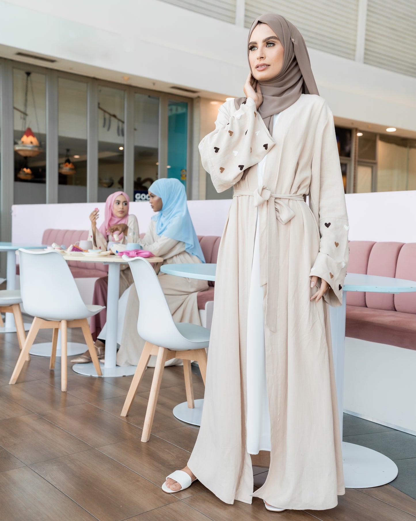 Besties Abaya - brown