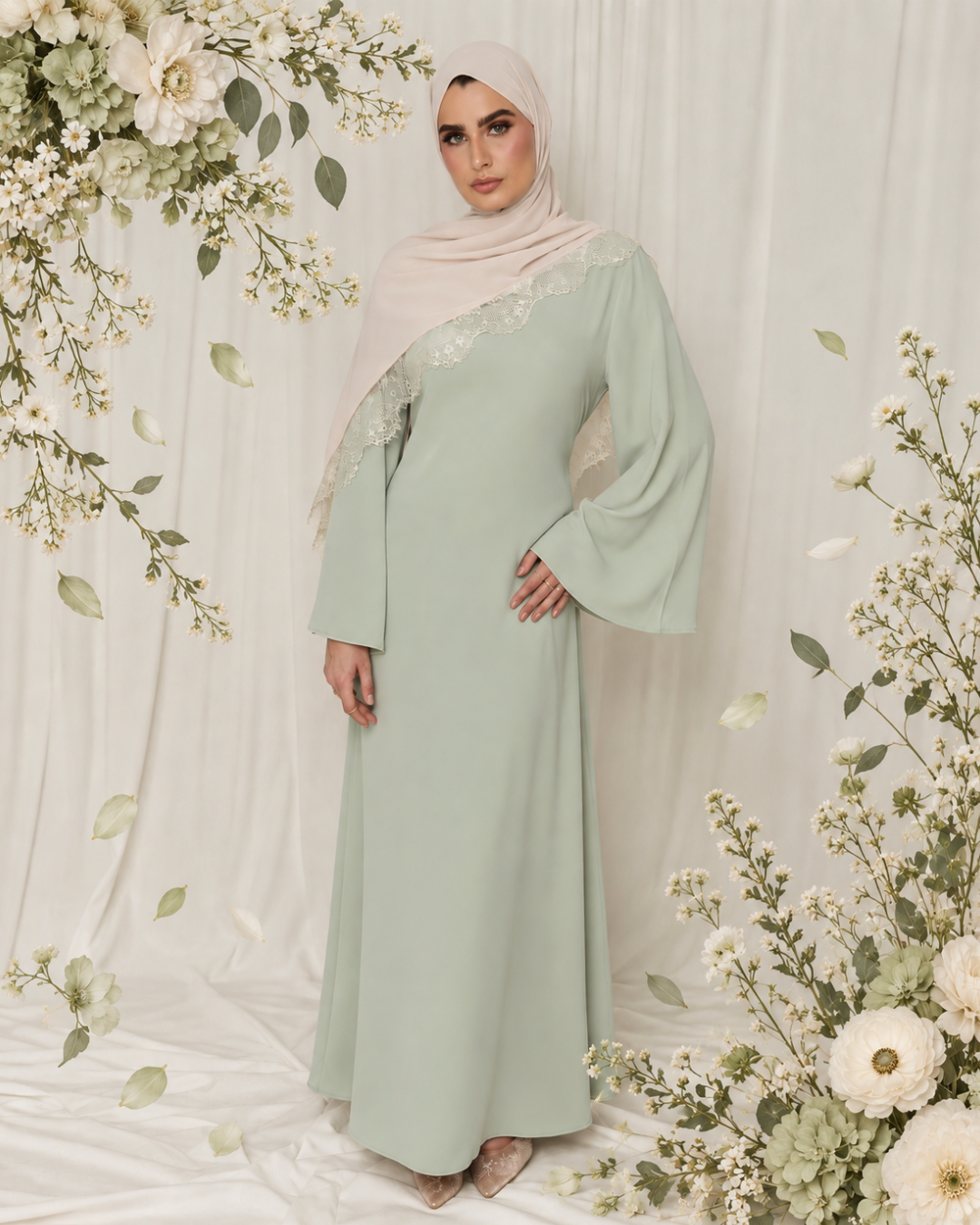 Amalina Abaya - Sage
