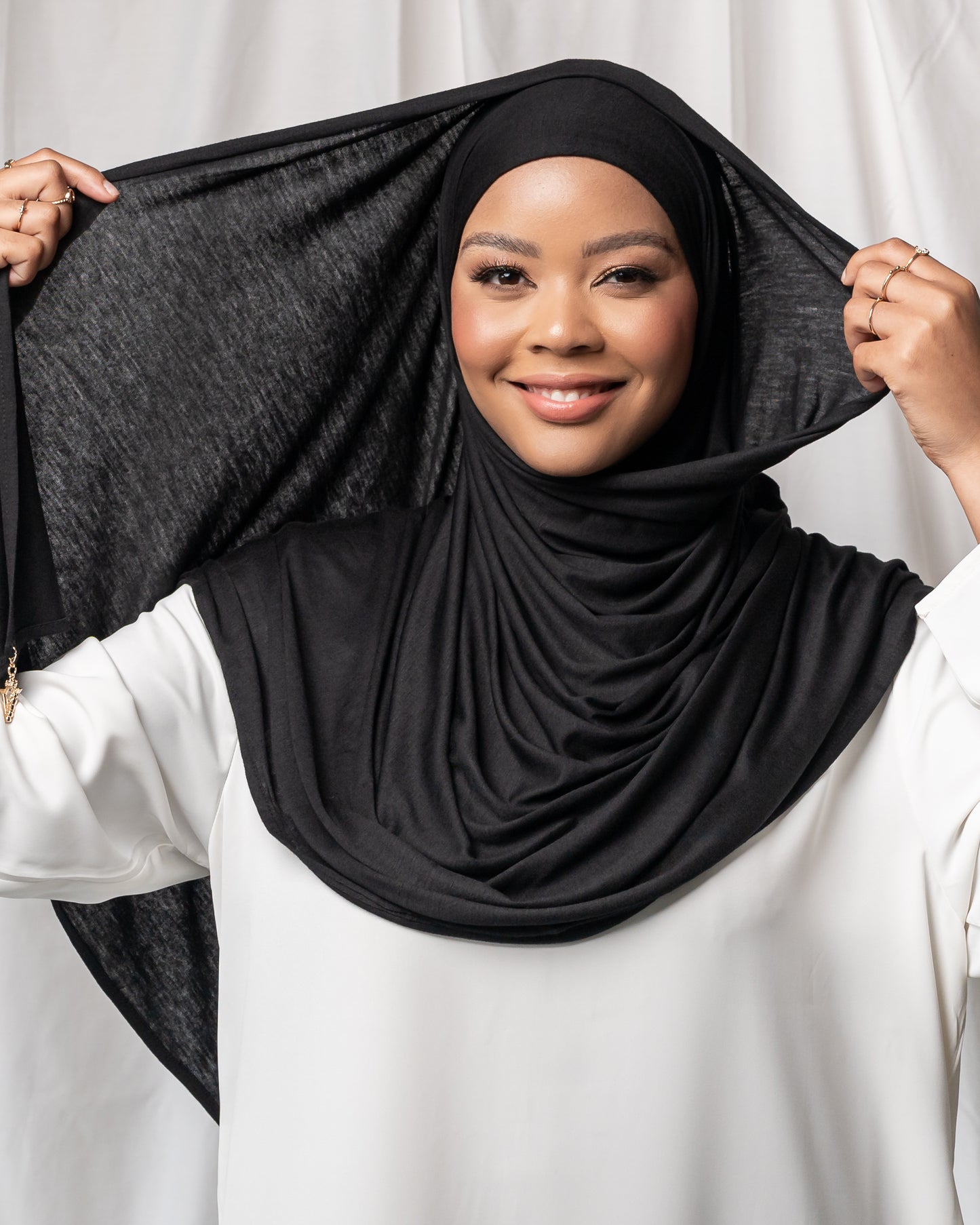 Black Instant Hijab