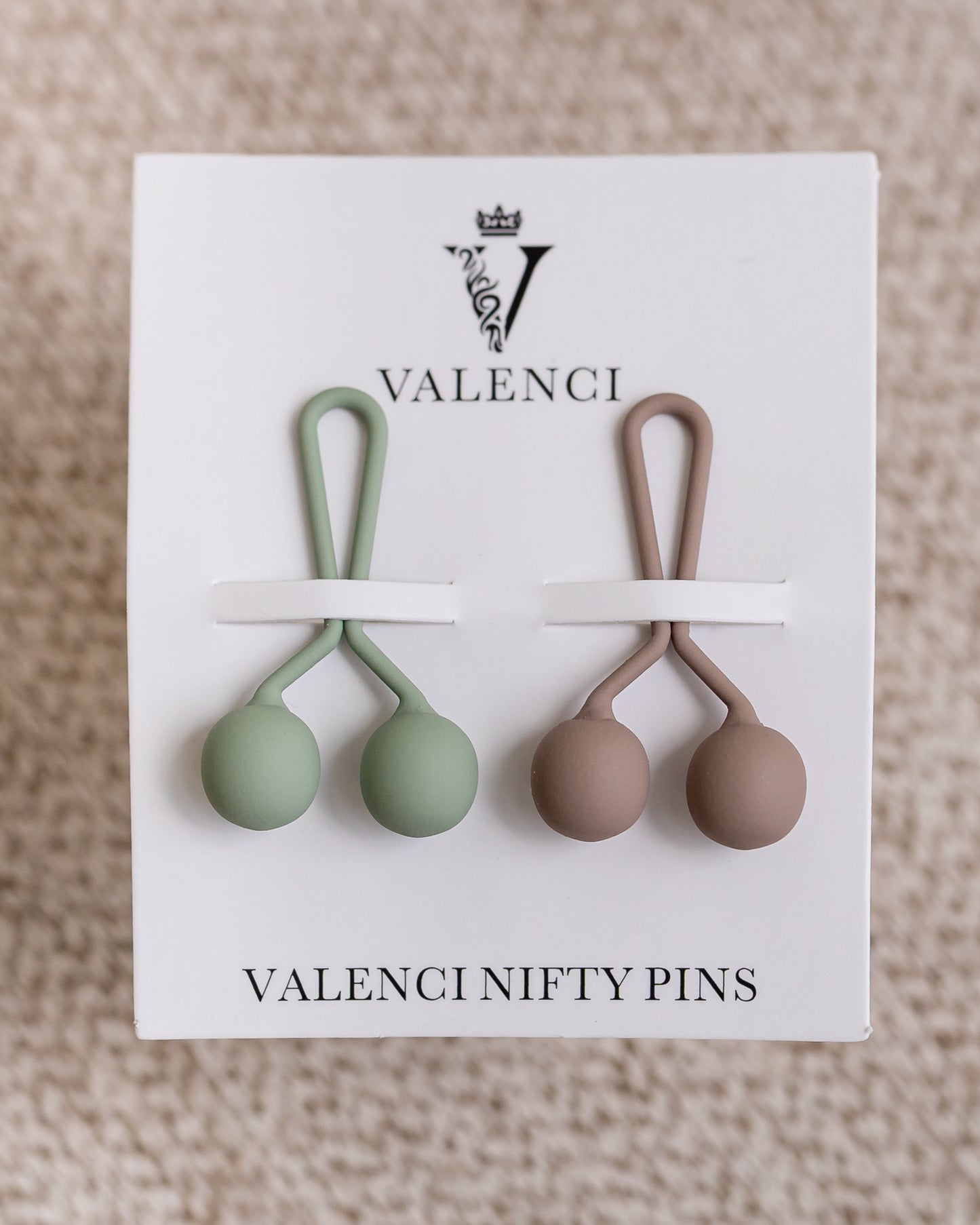 Nifty Pin set - Matcha & Nude