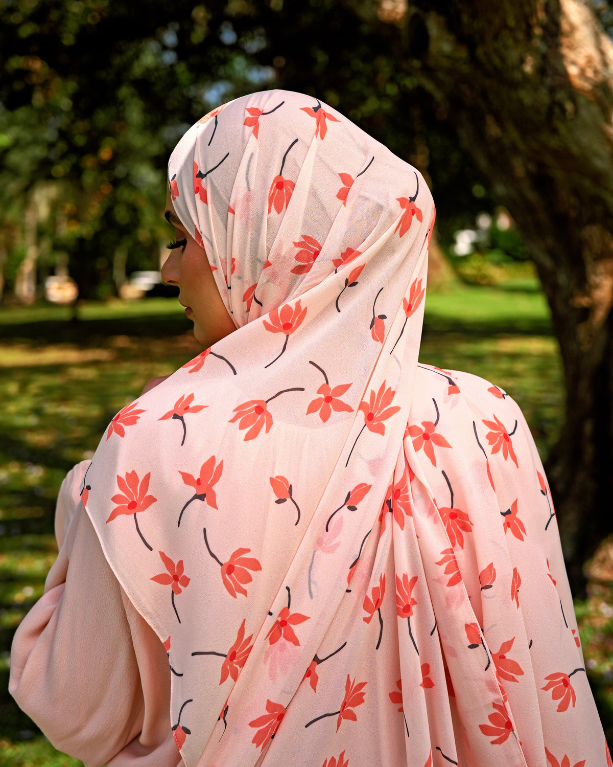 Coraline printed chiffon