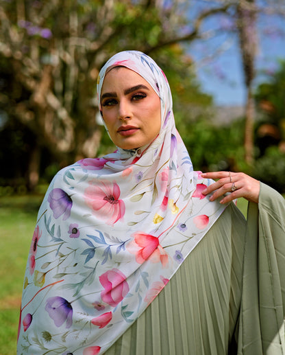 Florentine printed chiffon