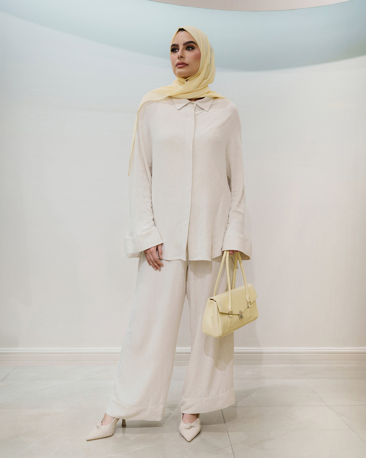 Ravello Linen Co ord set - Oatmeal