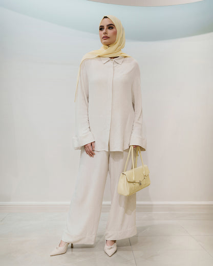 Ravello Linen Co ord set - Oatmeal