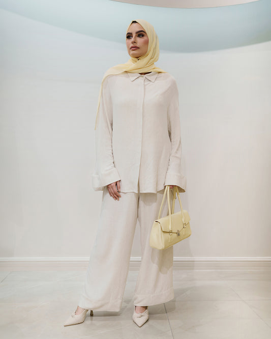 Ravello Linen Co ord set - Oatmeal