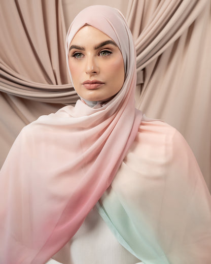 Amber Blush Chiffon