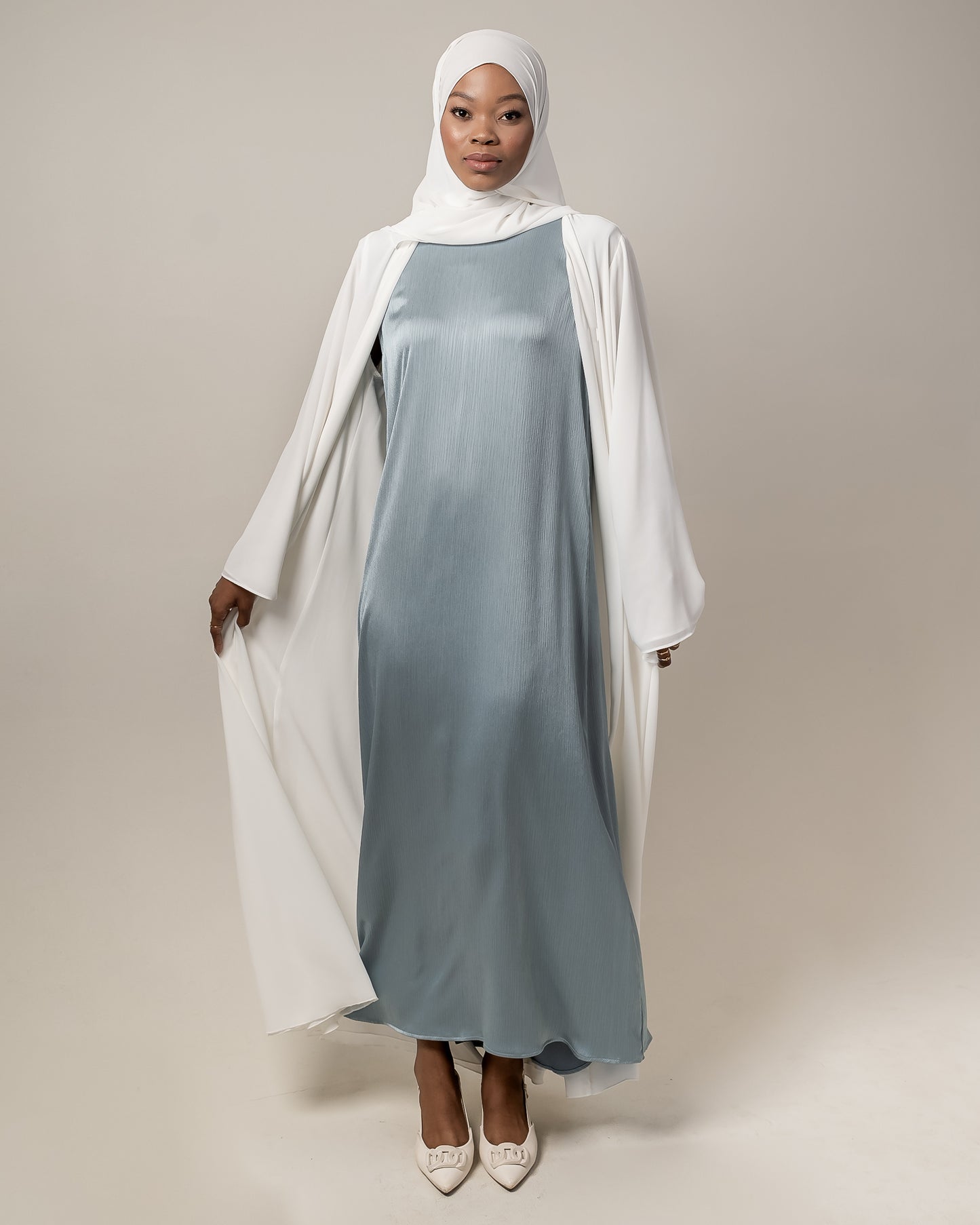 Icy Blue Satisilk inner