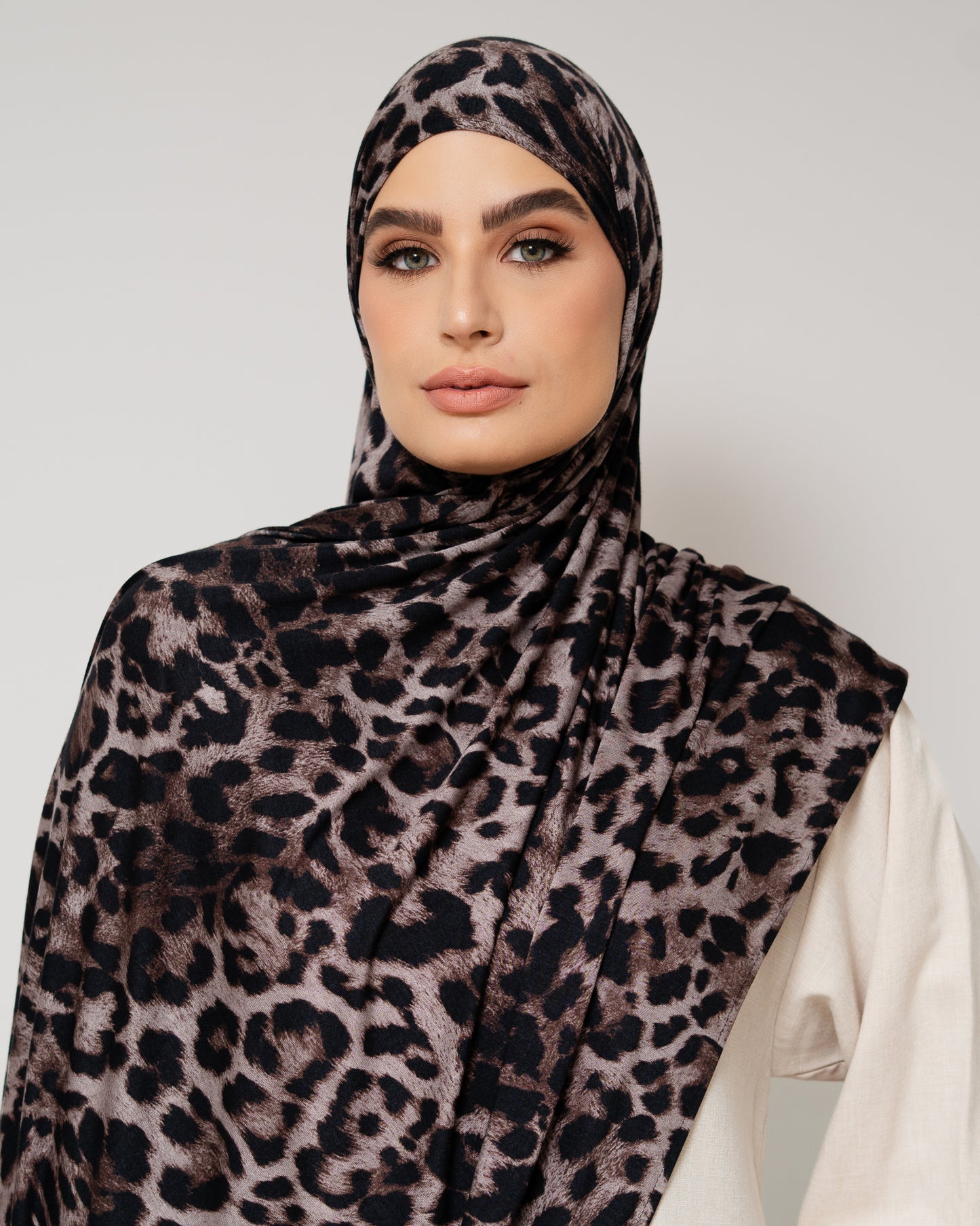 Majestic Leopard Printed Jersey