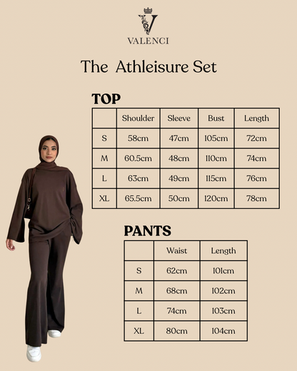 Athleisure set - Chocolate Brown