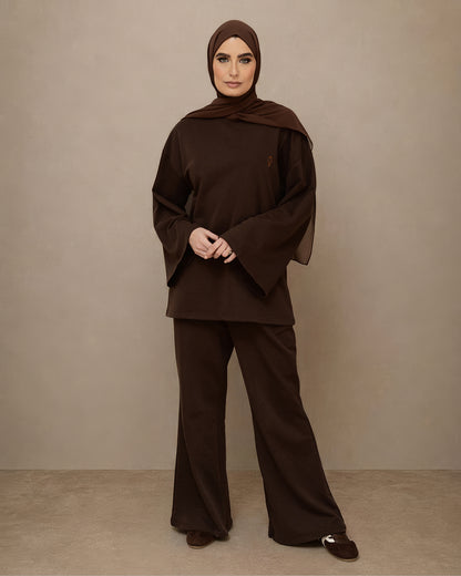 Athleisure set - Chocolate Brown