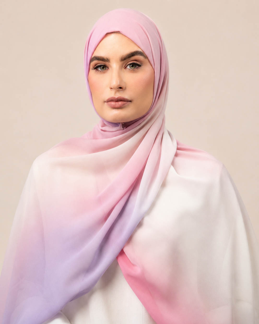 Amethyst Mirage Ombre Chiffon