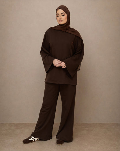 Athleisure set - Chocolate Brown