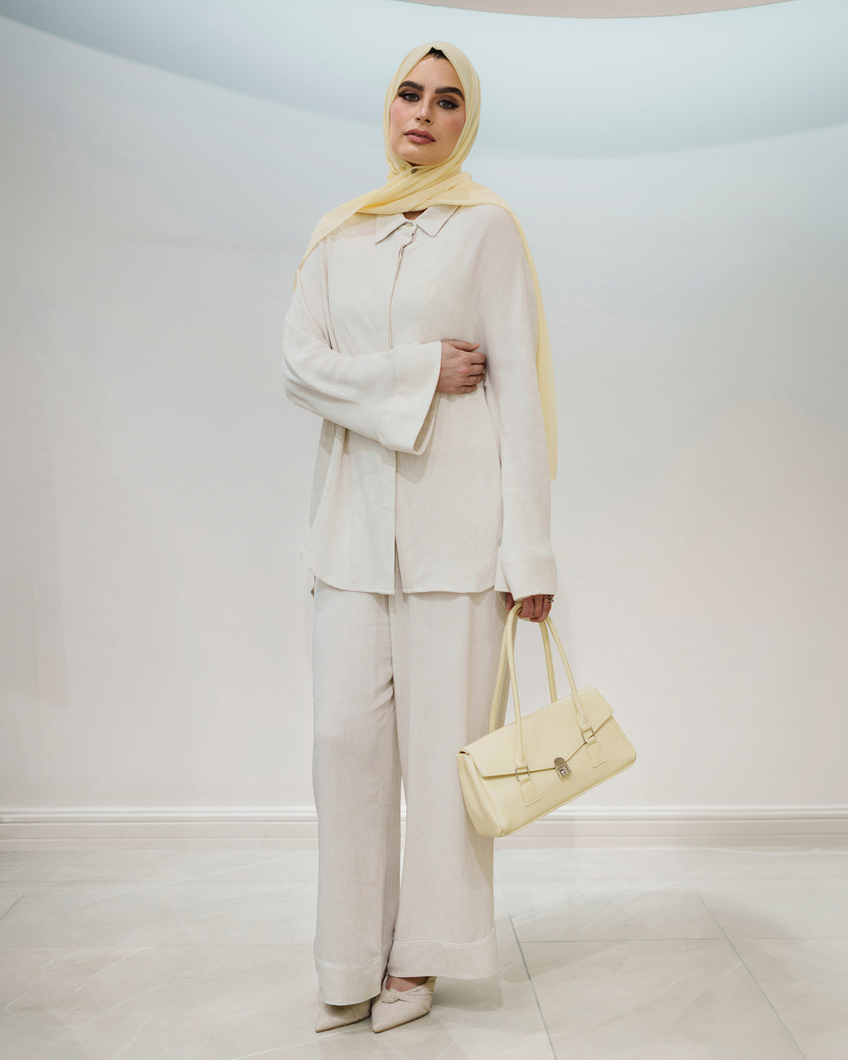 Ravello Linen Co ord set - Oatmeal