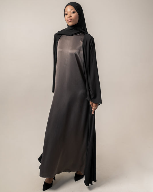 Slate grey Satisilk inner