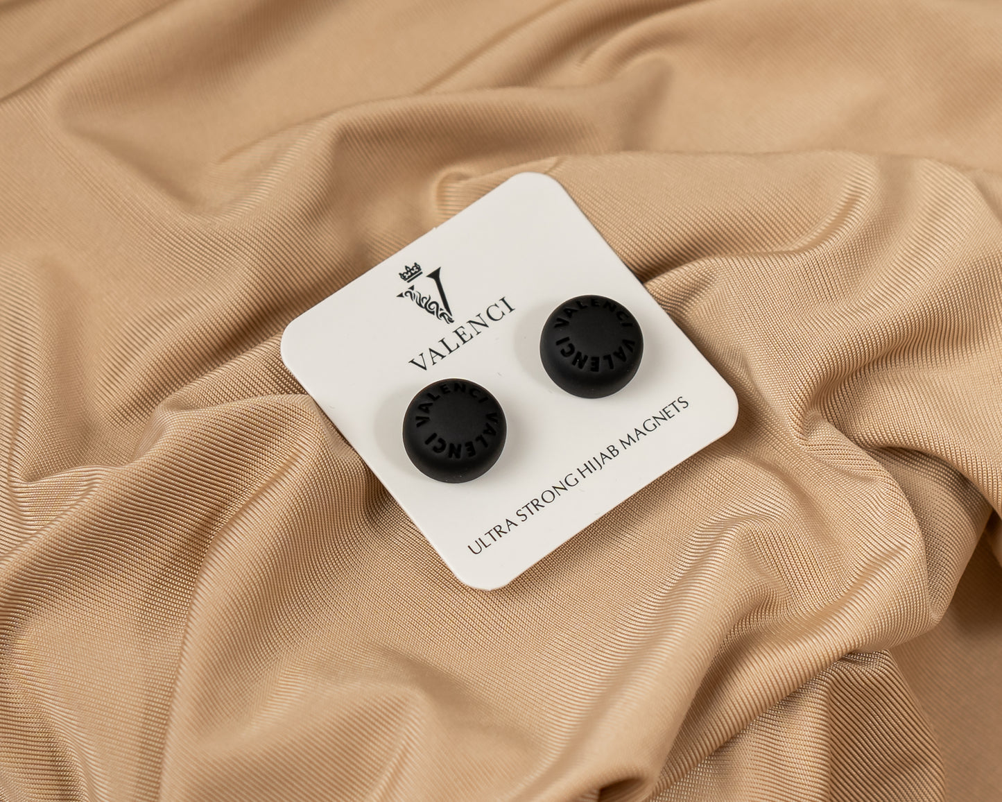 Matte Black - ULTRASTRONG Hijab Magnets