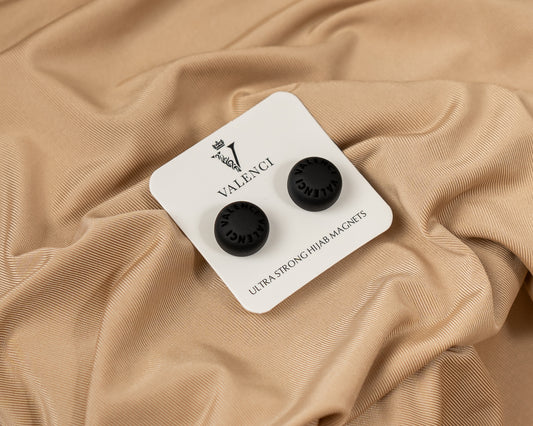 Matte Black - ULTRASTRONG Hijab Magnets