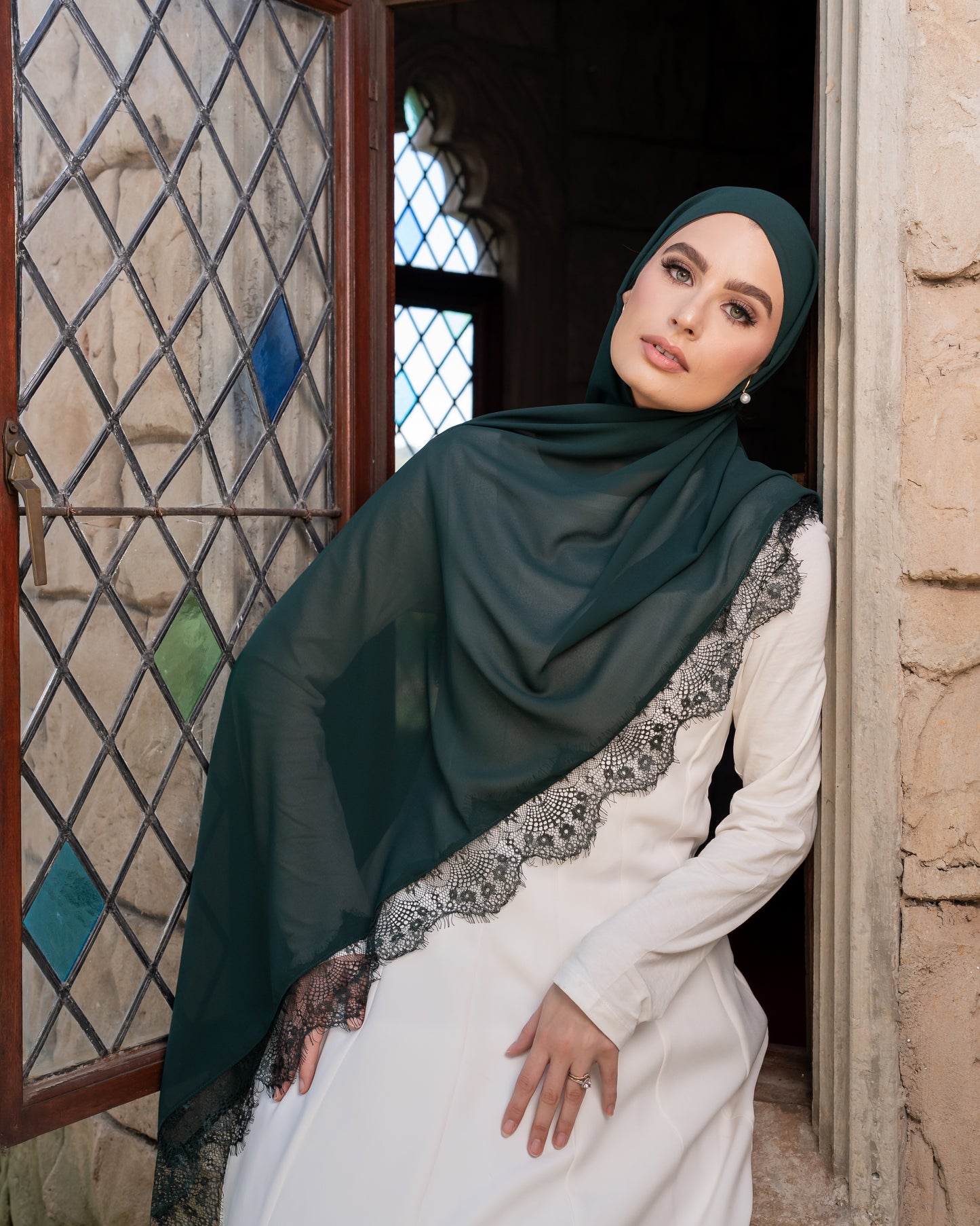 Pine Royale - Chantilly Lace Hijab