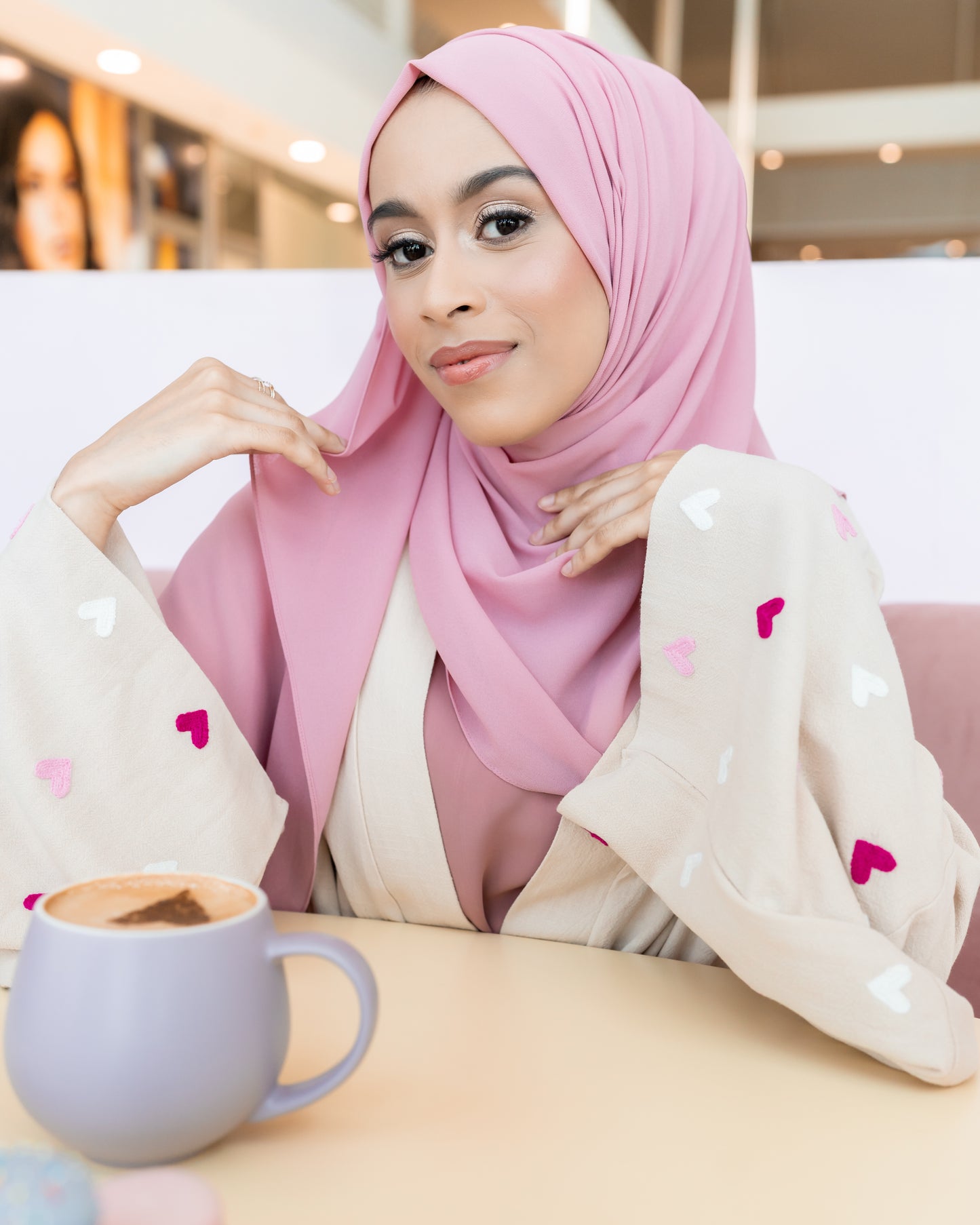 Besties Abaya - Pink