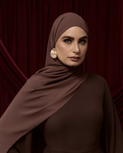 Aylah Abaya dress - Chocolate