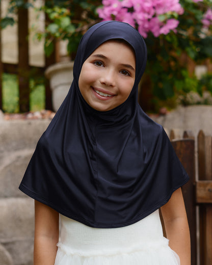 Kids luxestretch burqa - Moonlit Navy